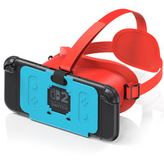 VR Headset for Nintendo Switch 2 (2025), Switch 2 Virtual RealityVR Glasses with Adjustable HD Lenses and Comfortable HeadStrap, Virtual Boy 3D Goggle for Switch 2