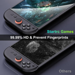 2-piece screen protector for Nintendo Switch2 (2025) Transparent high-definition screen protector with alignment frame scratch-resistant screen protector, suitable for Nintendo Switch2, 0.3mm thickness/no bubbles/ultra-clear /9H hardness