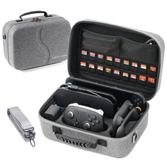 Nintendo Switch 2 (2025) dedicated storage bag, large capacity integrated hard travel bag with game card slot, portable protective bag, suitable for Switch 2 console, Pro controller and other accessories