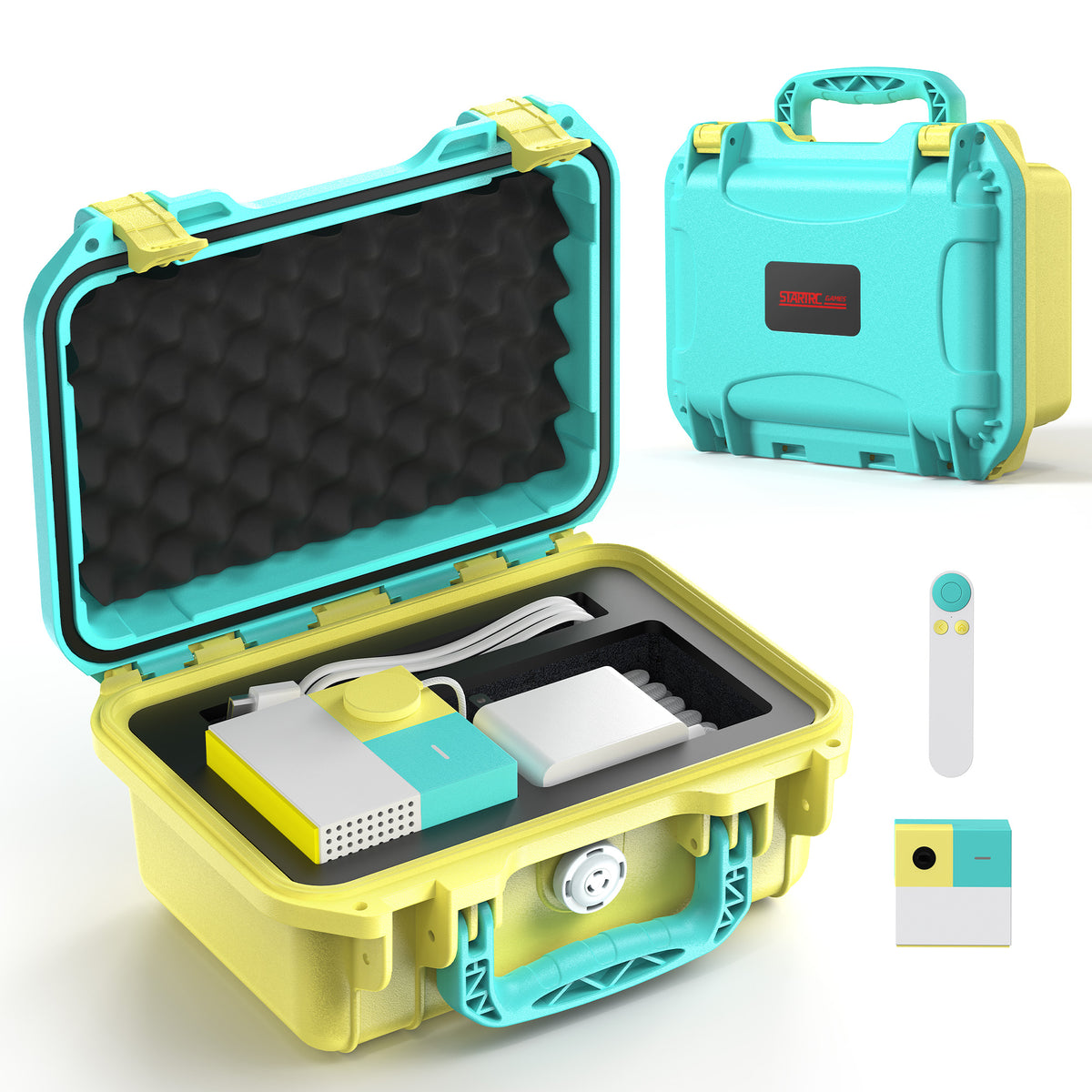 STARTRC GAMES Hard Carrying Case for Nex Playground Game System, Travel Bag with Soft Lining for Nex Playground Console, Power Adapter, HDMI Cable, Remote, Camera Privacy Cover and Other Accessories