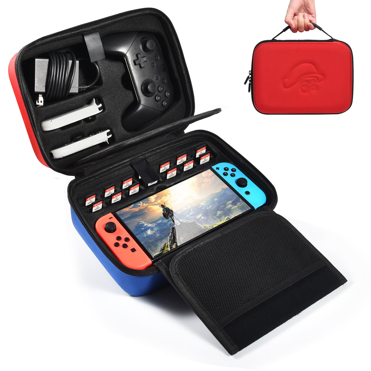 STARTRC GAMES Mario Carrying Case for Nintendo Switch/Switch OLED