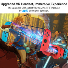 STARTRC GAMES Switch Virtual Reality Glasses with Adjustable HD Lenses and Comfortable Head Strap, Labo VR Kit 3D Goggles for Switch Accessories