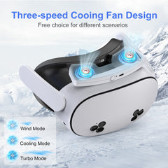 STARTRC GAMES Facial Interface Cooling Fan for Meta Quest 3S Accessories