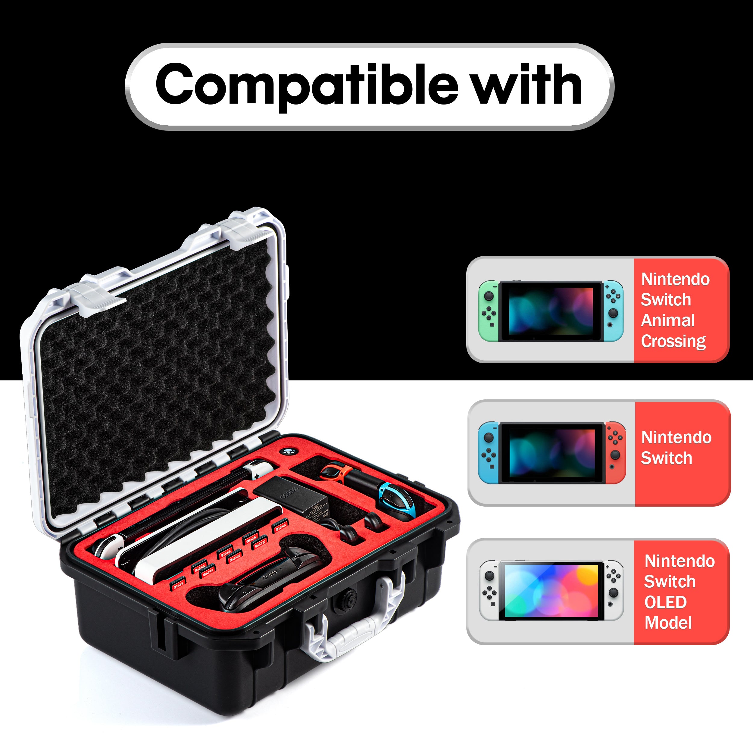 STARTRC GAMES Carrying Case for Nintendo Switch/Switch OLED