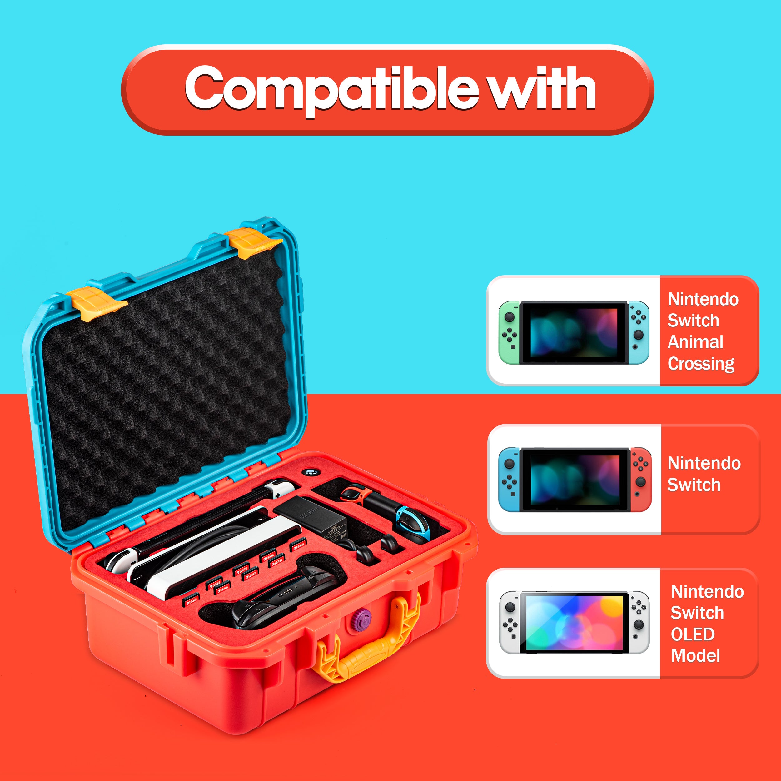 STARTRC GAMES Carrying Case for Nintendo Switch/Switch OLED