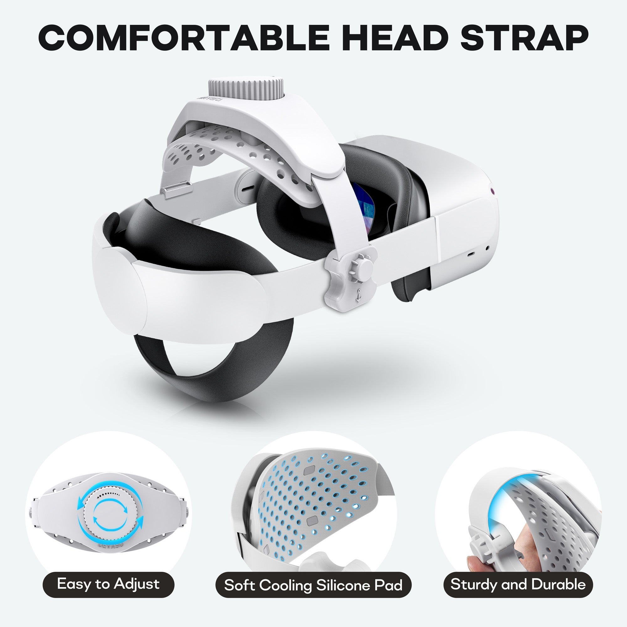 STARTRC GAMES Head Strap for Meta Quest Pro/Vive XR Elite