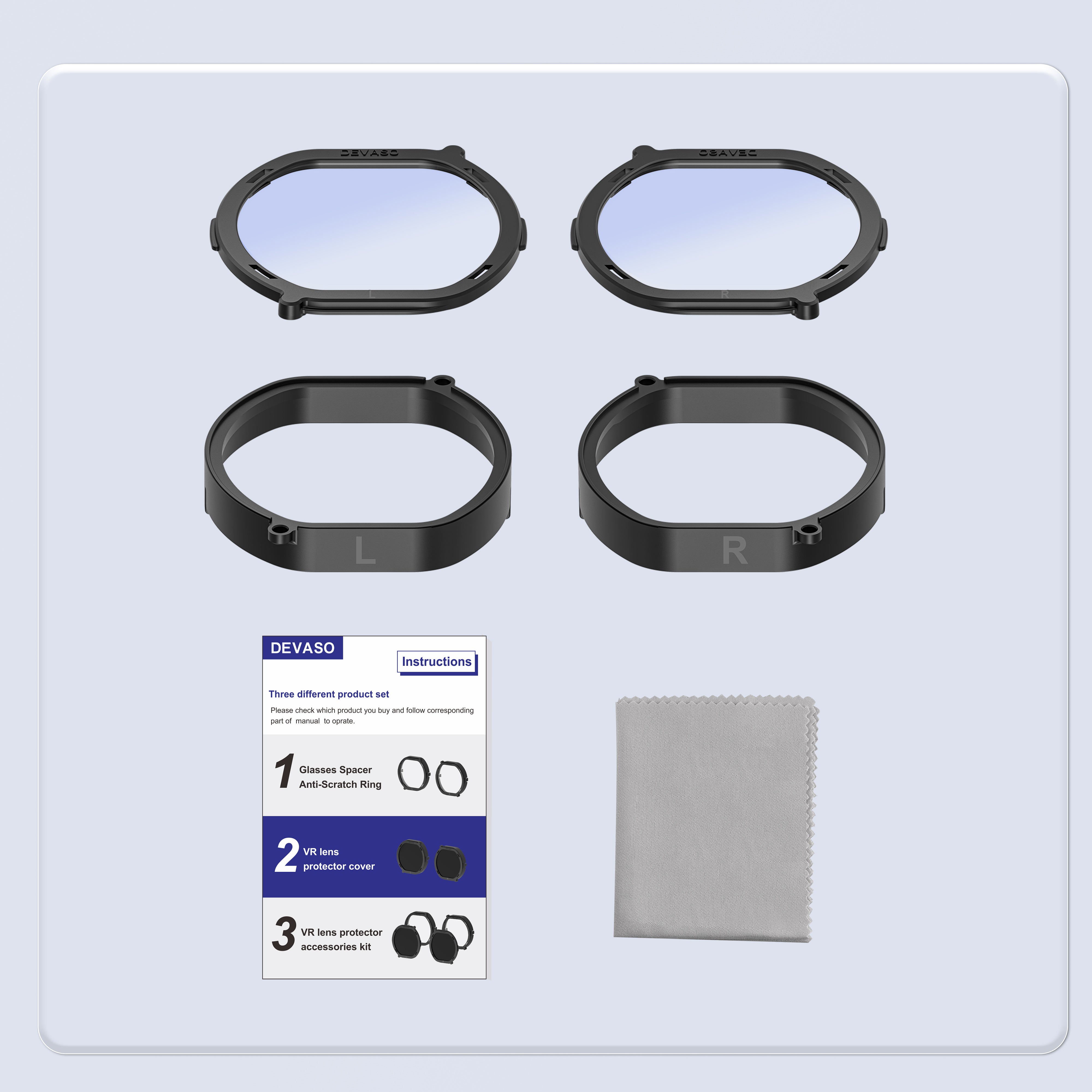 STARTRC GAMES Lens Protector Cover Kit for PSVR2