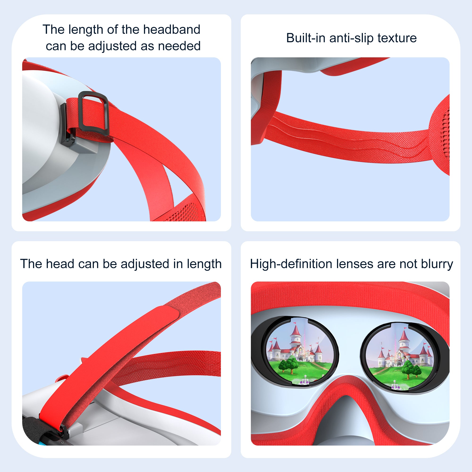 VR Headset for Nintendo Switch 2 (2025), Switch 2 Virtual RealityVR Glasses with Adjustable HD Lenses and Comfortable HeadStrap, Virtual Boy 3D Goggle for Switch 2