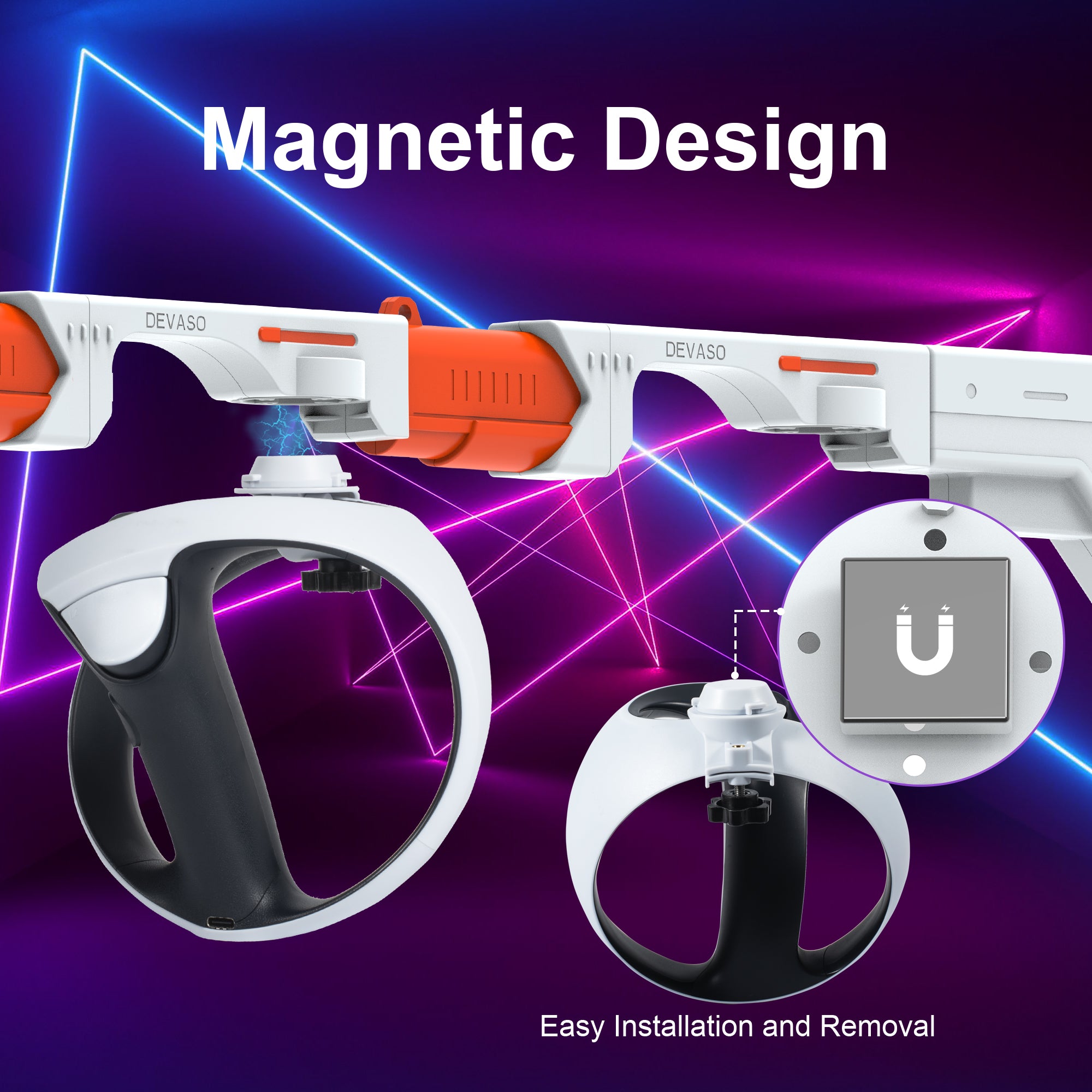 STARTRC GAMES Magnetic VR Gun Stock for PSVR2